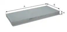 Салонный фильтр GOODWILL AG 722 CF