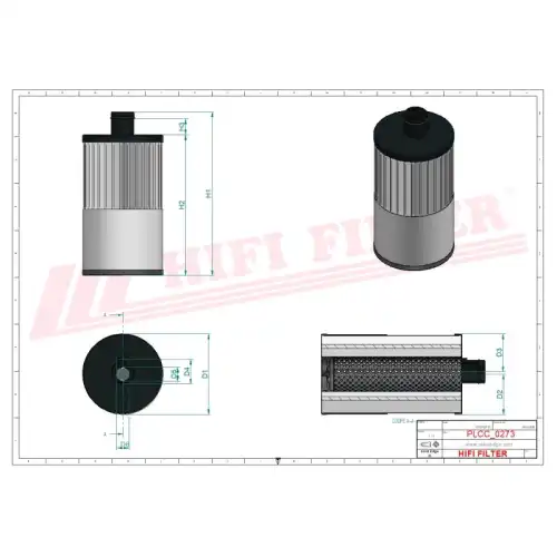 Топливный фильтр HIFI SN 40740
