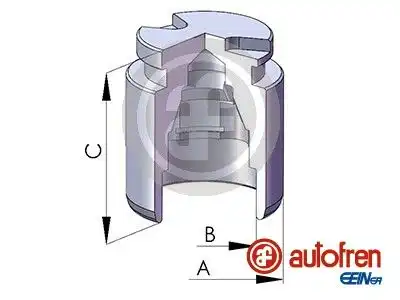 поршень суппорта ! d.30\ Mazda 323/626 87-92 D025115 AUTOFREN