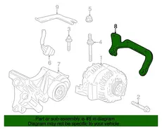 BRACKET,GEN BR 12593195 BUICK