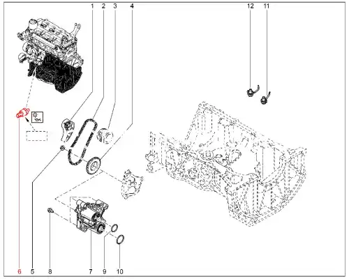 ДАТЧИК ДАВЛЕНИЯ МАСЛА В СБОРЕ 252406377R LADA