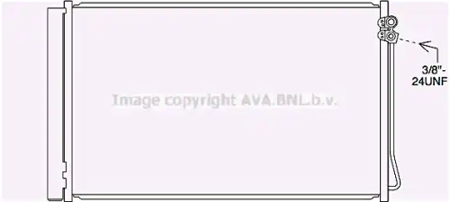 Радиатор кондиционера (конденсатор) AVA MS5717D
