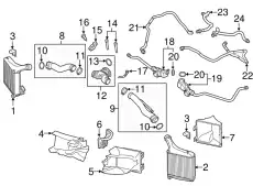 Интеркулер PORSCHE 97011020902