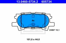 Тормозные колодки дисковые ATE 13.0460-5734.2