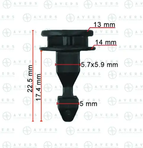 91547TZ5A02 Фиксатор 91547TZ5A02 AVERS