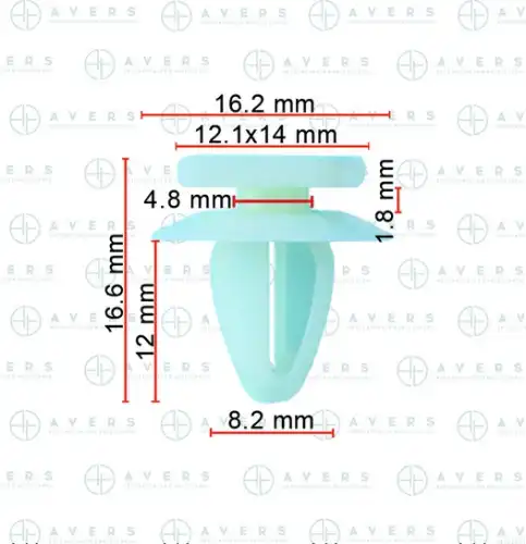 Клипса MB344789 AVERS