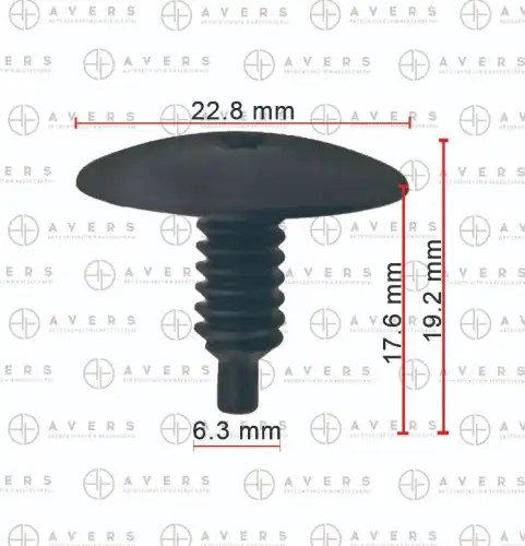 Крепеж 1H0819055B01C AVERS