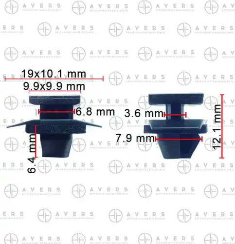 91513T0AA01 Крепеж AVERS