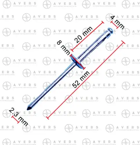 BBM450355 Крепеж AVERS