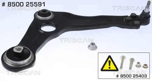Рычаг подвески TRISCAN 8500 25591