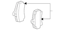 Тормозные колодки дисковые PORSCHE 99635293902