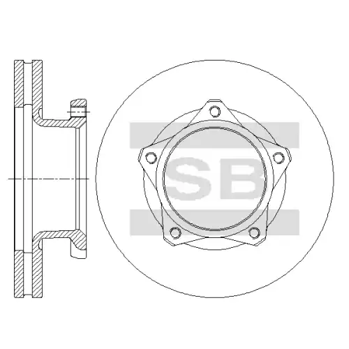 Тормозной диск SANGSIN SD4631