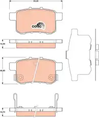 Тормозные колодки дисковые TRW GDB3482