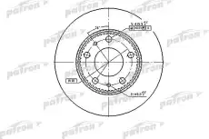 Тормозной диск PATRON PBD7300
