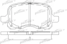 Тормозные колодки дисковые PATRON PBP1458