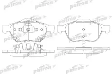 Тормозные колодки дисковые PATRON PBP1447