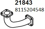труба глушителя MAN 21843 HOBI