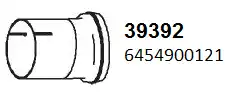 труба глушителя MB 39392 HOBI