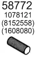 Гофра глушителя HOBI 58772 L= d=