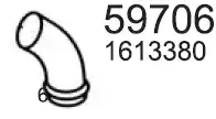 труба глушителя Volv 59706 HOBI