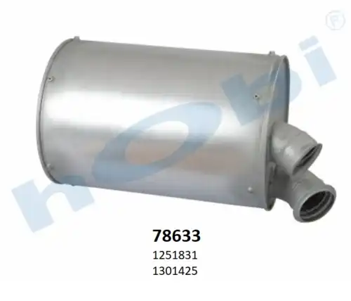 резонатор глушителя DAF 78633 HOBI