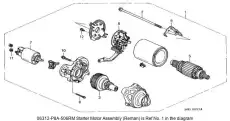Стартер ACURA 06314-P8A-305RM