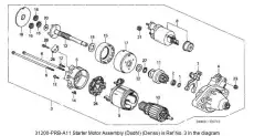 Стартер ACURA 31200-PRB-A01