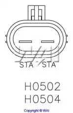 Alternator Regulator HA \HARLEY DAVIDSON H0504 TRANSPO