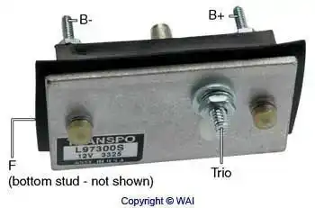 Alternator Regulator LN \FORD, MEGA L97300S TRANSPO