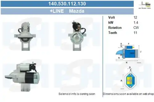 Стартер CV PSH 140530112130