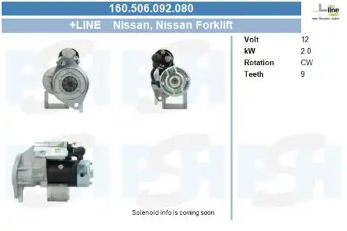 Стартер CV PSH 160506092080