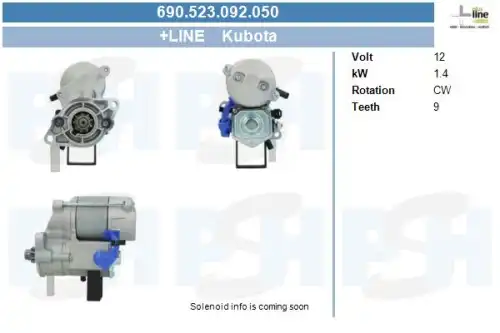 Стартер CV PSH 690523092050