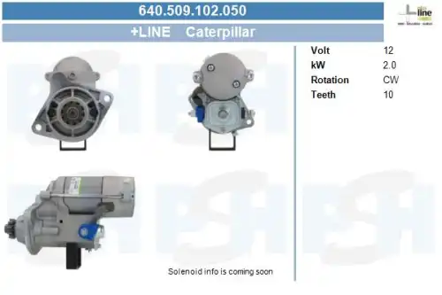 Стартер CV PSH 640509102050