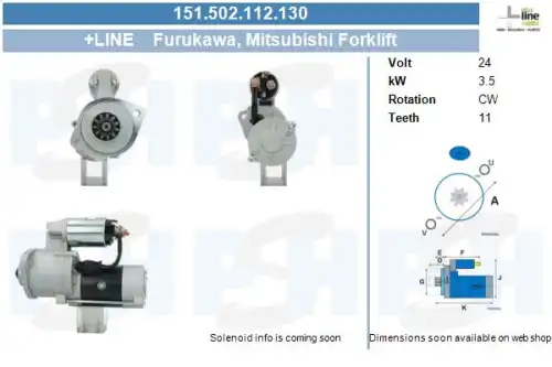 Стартер CV PSH 151502112130