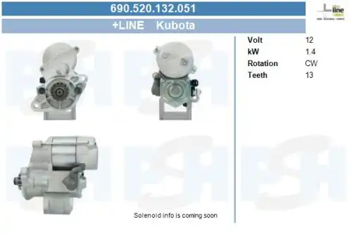 Стартер CV PSH 690520132051