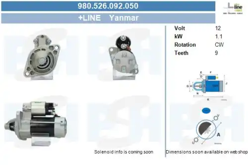 Стартер CV PSH 980526092050