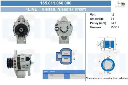 Генератор CV PSH 165.011.060.080