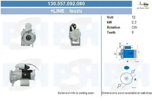 Стартер CV PSH 130.557.092.080