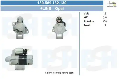 Стартер CV PSH 130.569.132.130