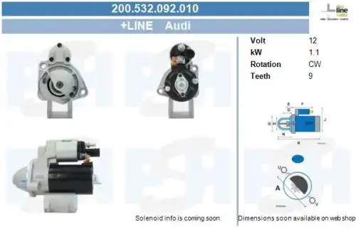 Стартер CV PSH 200532092010