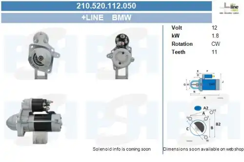 Стартер CV PSH 210520112050
