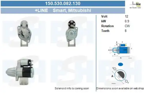Стартер CV PSH 150530082130