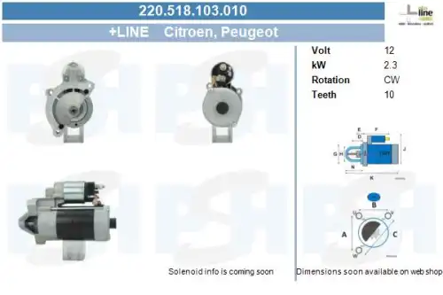 Стартер CV PSH 220518103010