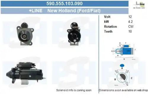 Стартер CV PSH 590555103090