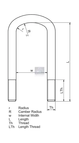 Стремянка рессоры DT 4.40395