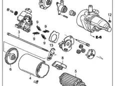 Стартер ACURA 31200-PND-505