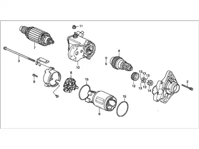 Стартер ACURA 31200PAAA01RM