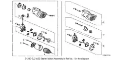Стартер ACURA 31200-5J2-A51