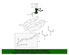 Элемент системы питания ! \LINCOLN 2L7Z 9H307-AF