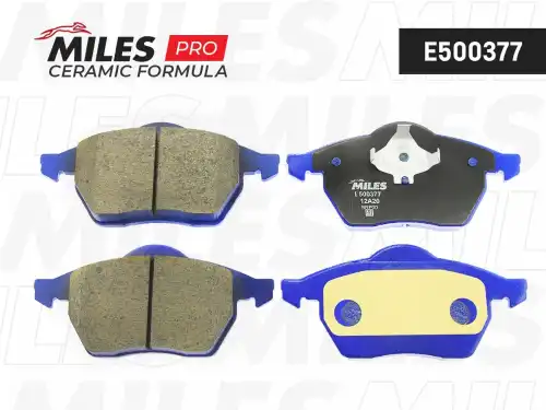 Тормозные колодки дисковые передняя ось MILES E500377